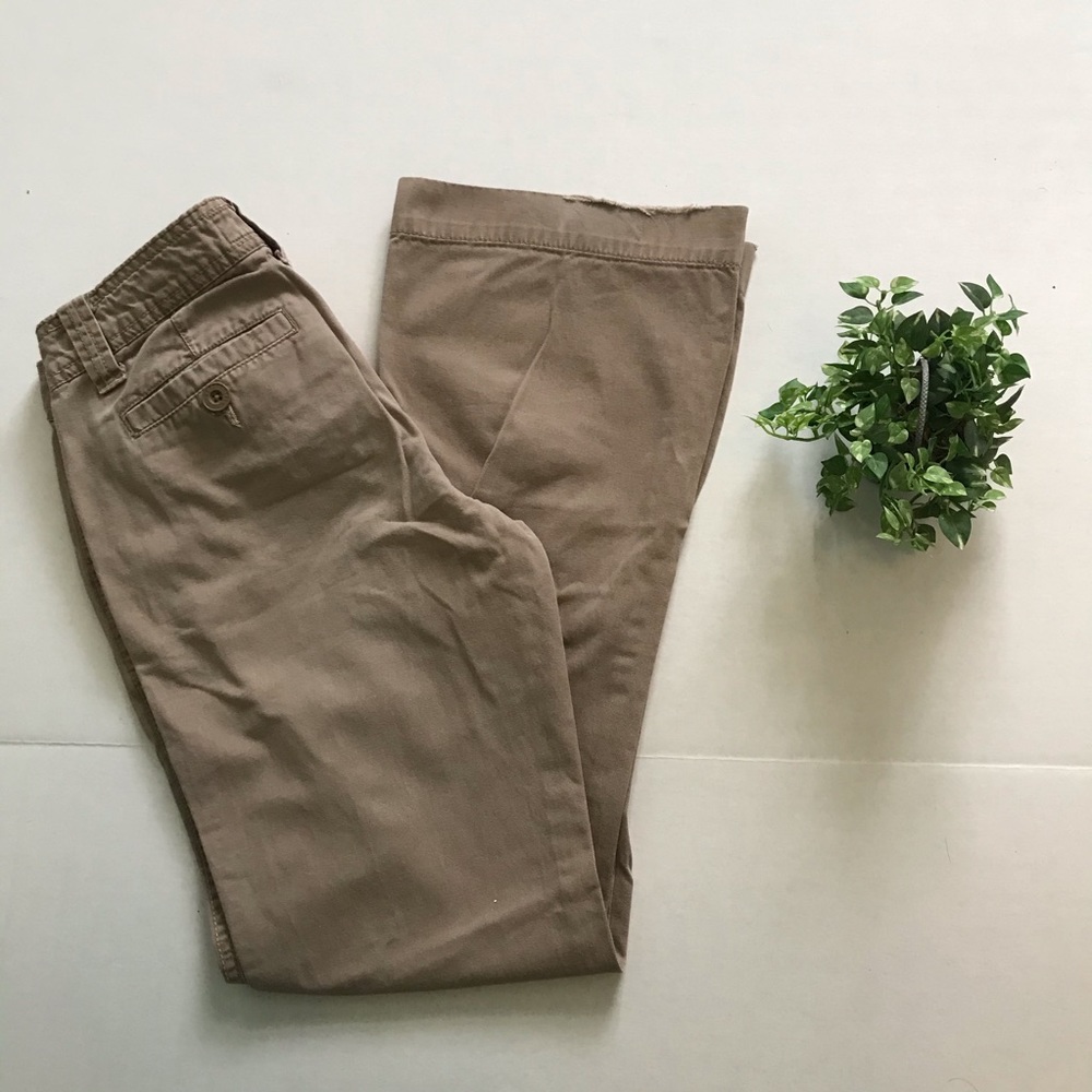 Aeropostale Dark Khaki Boot Cut Pants!